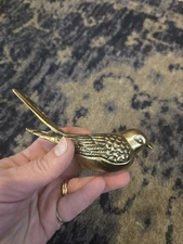 Anthropologie Swallow Bird Heavy Brass Colored Bottle Opener Made In India