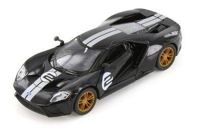 Kinsmart - 1:38 Scale Model Ford GT Heritage Edition Black (BBKT5448DB)