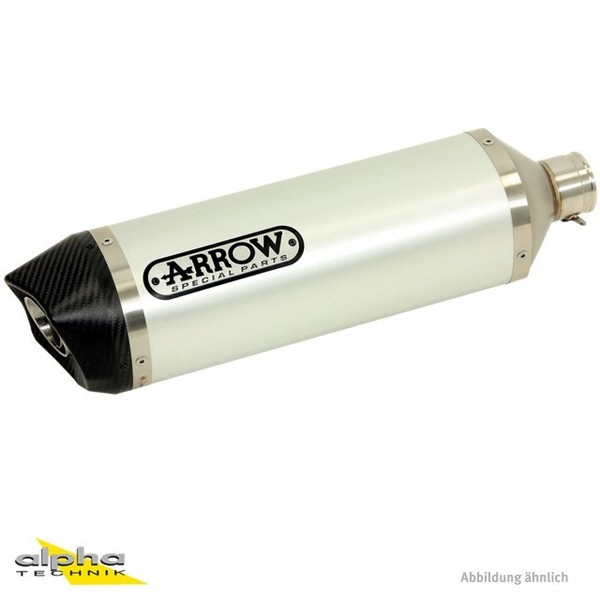 Arrow Auspuff Race Tech FüR Kawasaki Z750/S 2004-06 Aus Aluminium-image