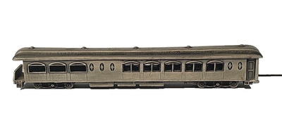 Franklin Mint Pewter Train 88FM Pullman Passenger Car Vintage 1988 Collectible