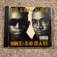Kool G Rap & DJ Polo Wanted Dead or Alive CD 1990 Cold Chillin 9 26165-2 Hip Hop