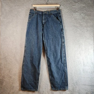 Bailey's Pt Jeans Mens 32 X 32 (Fits 31x31) Blue Denim 100% Cotton Straight Leg - Image 1 of 4