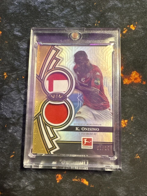 Topps Tier One 2022-23 Bundesliga Karim Onisiwo Double Patch 01/25