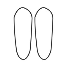 1958-1960 C1 Corvette Taillight Outer Lens Gasket Car Set 5948768 1958-1960 C1 Corvette Taillight Outer Lens Gasket Car Set 5948768