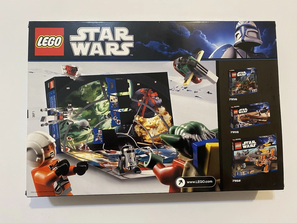 LEGO 2011 Star Wars ADVENT CALENDAR - Xmas Set 7958 w/Yoda Santa Chewbacca - Image 2 of 4