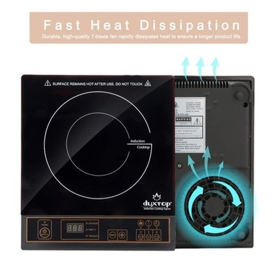 NEWDuxtop 1800W Portable Induction Cooktop Countertop Burner, Auto-Pan Detection