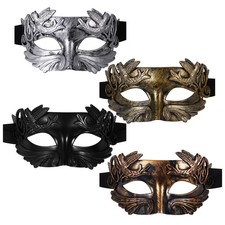 Mens Classical Halloween Masquerade Mask For Halloween Carnival Graduation Ball