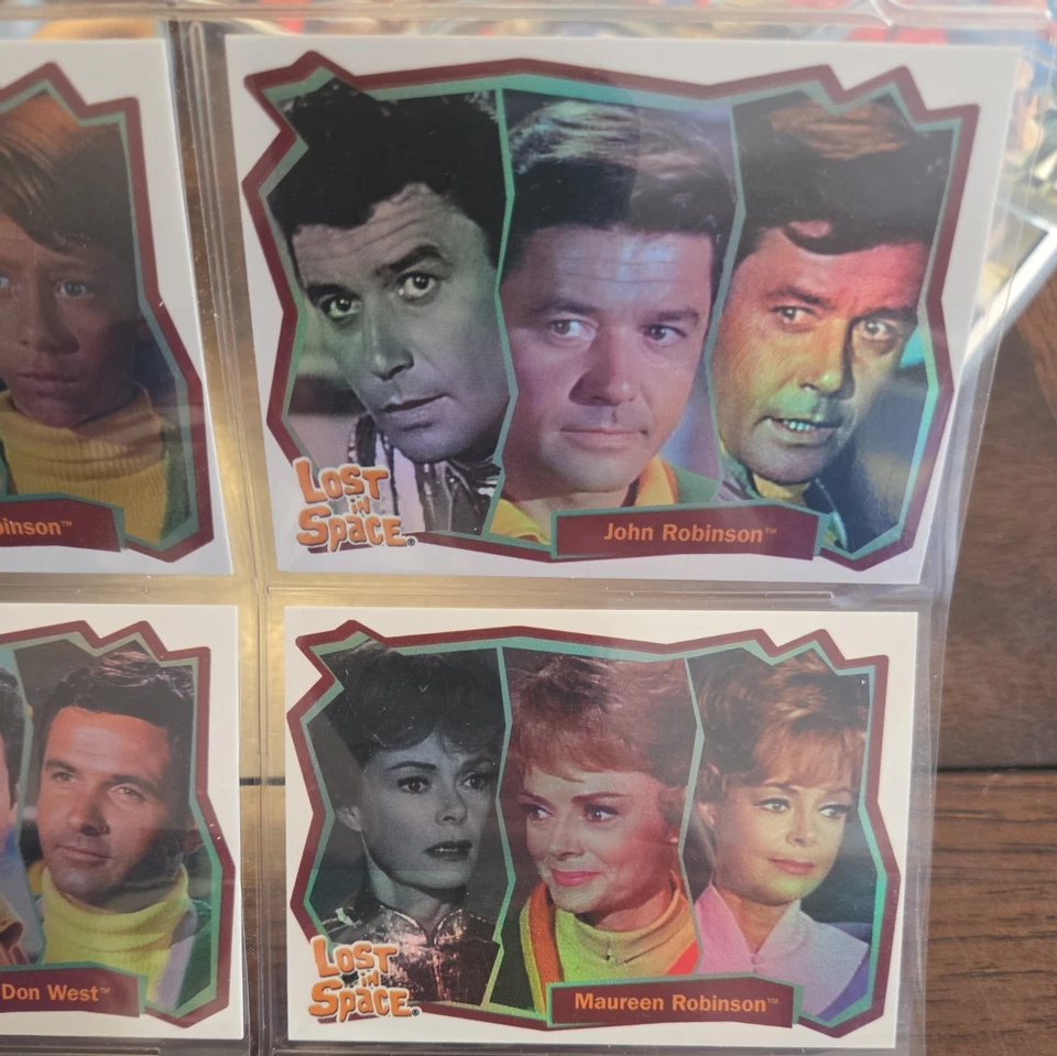 Lost in Space (Rittenhouse) 2005 lámina de personaje 7 tarjetas de personaje casi nuevo Foto 4 de 4