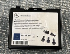 Useful Mercedes Wheel Lock Set For Light-alloy Wheels Black A001 990 1607 Useful Mercedes Wheel Lock Set For Light-alloy Wheels Black A001 990 1607