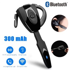 Trucker Bluetooth Headset Wireless Dual Mic Noise Cancelling Earpiece Earbuds