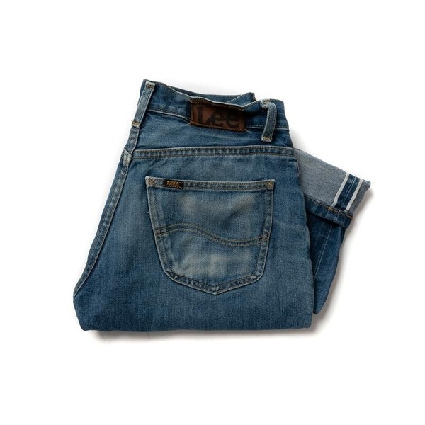 Men Lee Jeans Navy Cotton 32 / M / 46