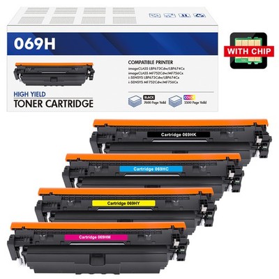 Toner für Canon 069 069H i-SENSYS MF752Cdw MF754Cdw LBP673cdw MF756Cx [MIT CHIP]