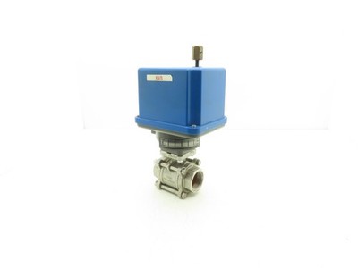 Burkett PSR25 Electric Actuator Control Valve 1-1/2'' FNPT Stainless 24VDC