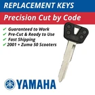 Yamaha Zuma 50 Scooter Keys 2001+  Replacement Key Cut to your Code C7251-C7500