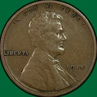 1915-D Lincoln Wheat Cent Choice Very Fine VF+ Coin #40053