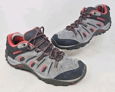 Merrell Women Crosslander Vent Castlerock Cayenne Hiking Sneakers Shoes Size 11