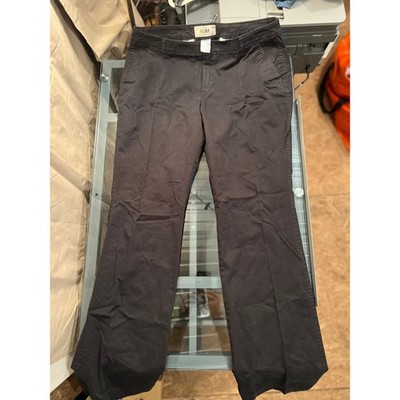 Old Navy Flirt Khakis Black Bootcut Pants Women Size 14