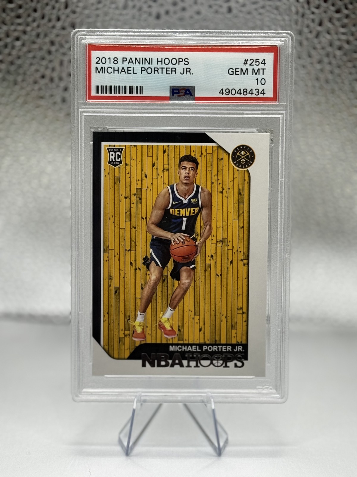 2018-19 Panini NBA Hoops - Michael Porter Jr. #254 (RC)