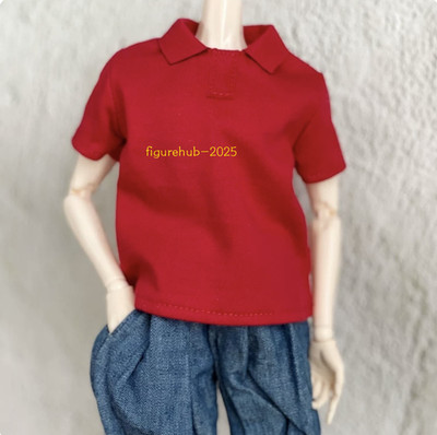 1/6 Male Red short-sleeved Shirt Fit 12''PH TBL JIAOU Worldbox Hot Figure Body