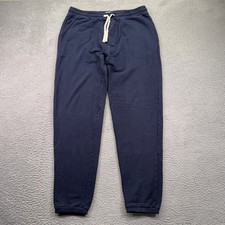 Flint and Tinder Sweatpants Mens Navy Blue French Terry Cotton Jogger USA Made