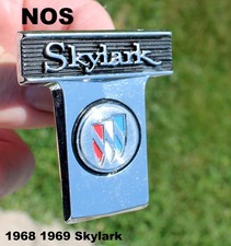 Nos 1968 1969 Buick Skylark Roof Sail Panel Emblem 7759501 Oem Gm