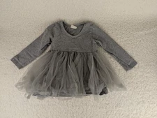 Dudu cream Girls Gray Dress 9-12 Months Princess, Tutu