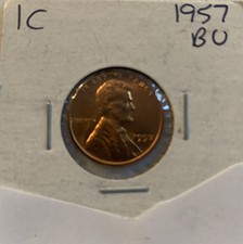 1957 Lincoln/wheat penny uncirculated. $.01 Great condition Coin 🪙
