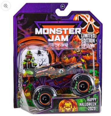NEW Halloween Grave Digger Exclusive Monster Jam Rare 2025 1/64th