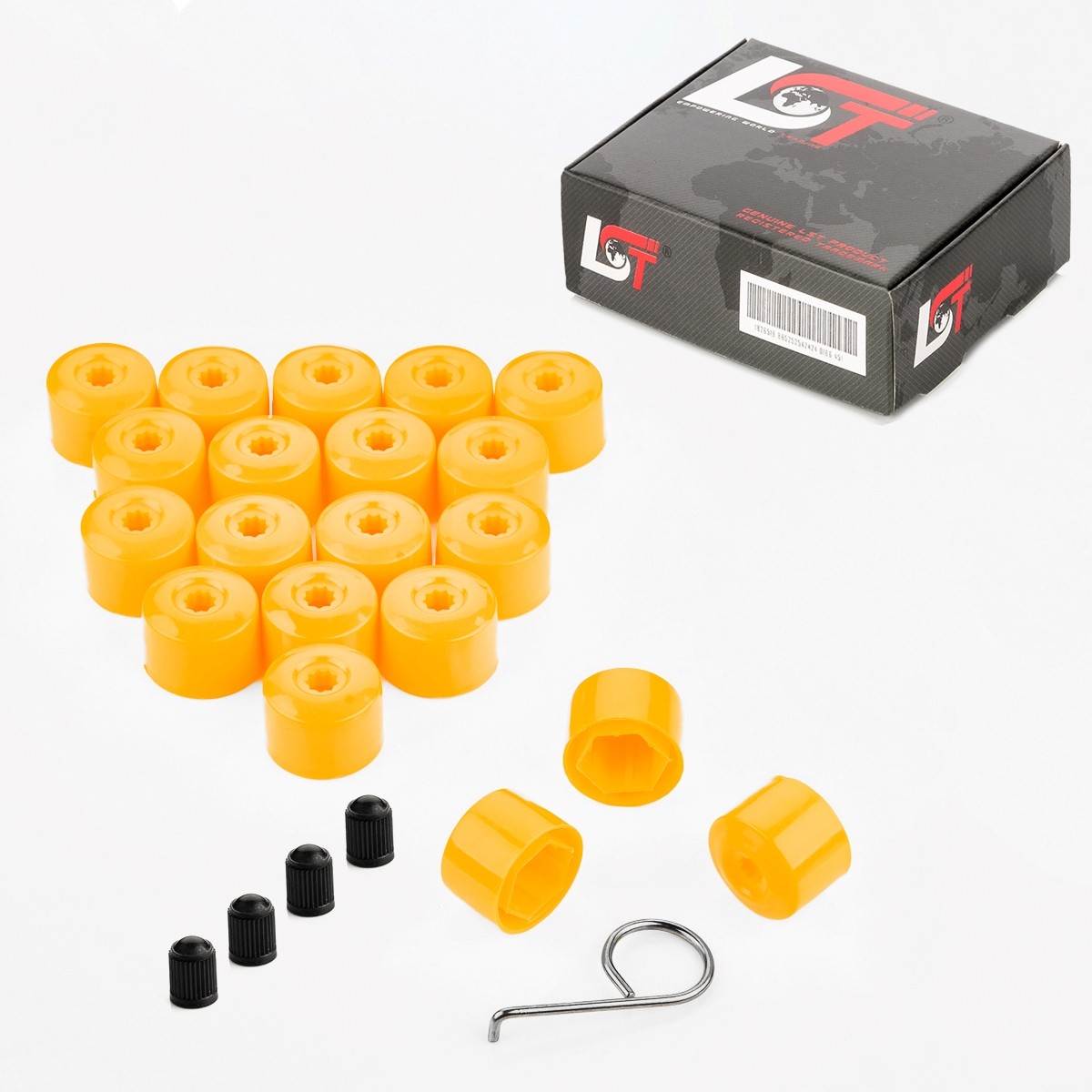 20x Shrouds Wheel Screw Caps Set Yellow 0 21/32in for BMW X3 X4 X5 X6 Z3