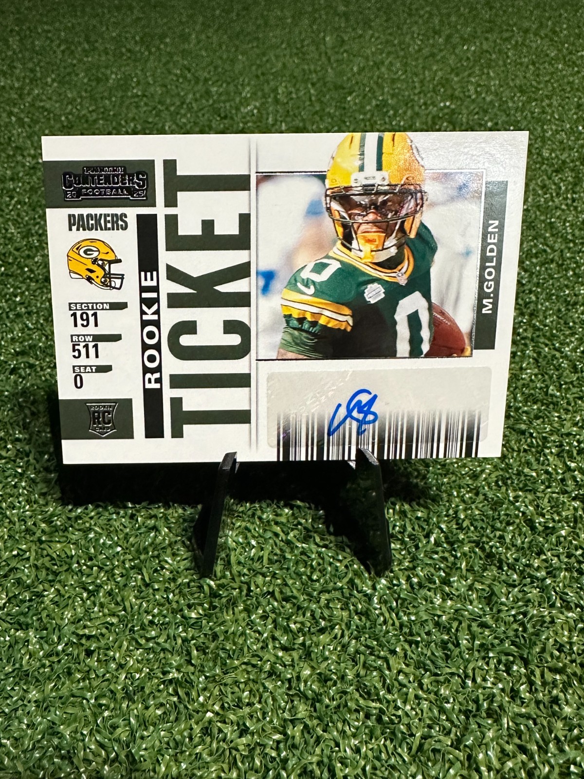 Matthew Golden #10 Football Cards 2025 Panini Select Contenders Rookie Ticket trading card — raw and PSA graded price guide