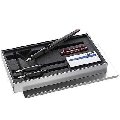 LAMY Joy Black Calligraphy Füllfederhalter Set - 3 Feder Sets: 1,1 1,5 und 1,...
