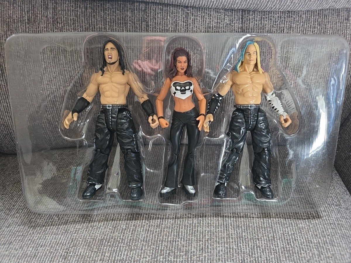 WWF Team XTreme 3 Pack Figure Jeff & Matt Hardy Lita Hardy Boyz