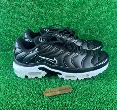 Nike Air Max Plus G Black Leather Men\'s Size 10.5 Golf Shoes Spikeless Low NEW Nike Men Sz 11 Air Max Plus G Black Leather Spikeless PGA  main image 3