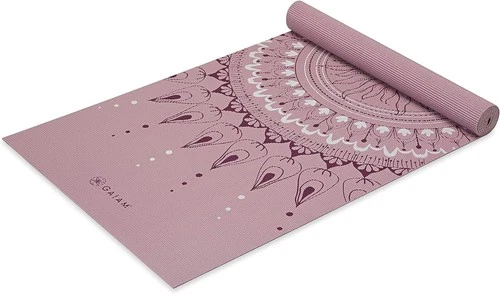 Gaiam Print Yoga Mat, Non Slip Exercise & Fitness Mat - Picture 1 of 4