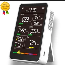 Professional 16 in 1 Indoor Air Quality Monitor AQI PM2.5 CO2 TVOC Detector