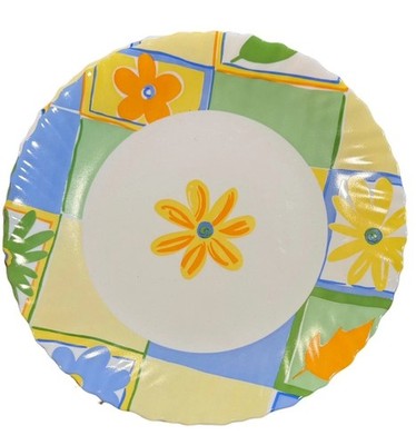 Arcopal Valensole Luminarc Glass Dinner Plate `10'' Lot Set Of 6 Made In France