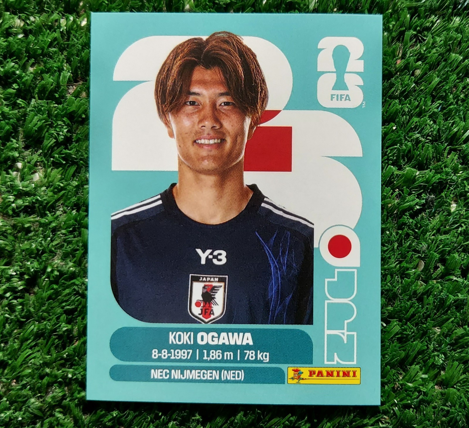 FIGURINA CALCIATORI PANINI USA 2026 WC GIAPPONE JPN19 OGAWA WORLD ALBUM ⚽️