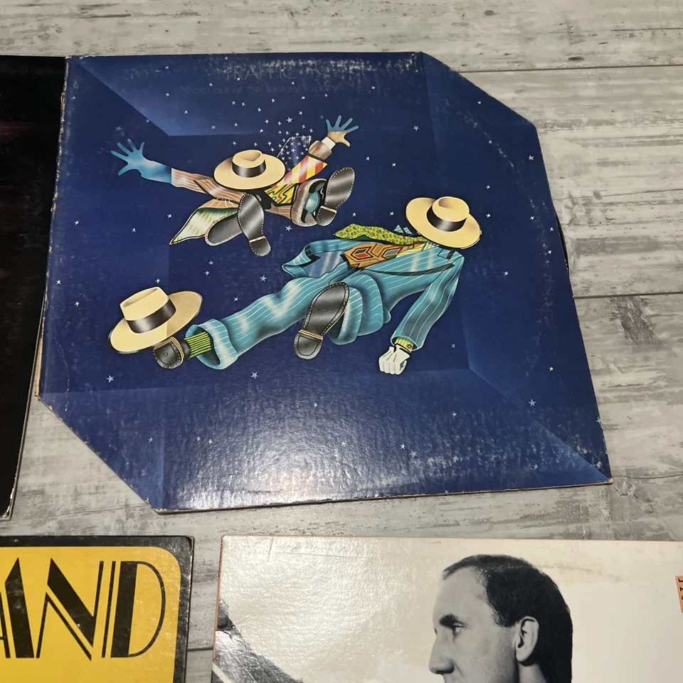 10 ROCK Vinyl Record LP Lot ROLLING STONES INXS Springsteen Traffic Eddie Money - Image 4 of 4