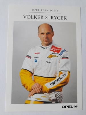 Volker Strycek Autogrammkarte ITC (DTM) 1996 Opel