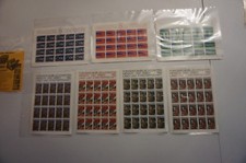 LOT OF 7 MNH SHEET OF 20 1982 LIECHTENSTEIN SCOTT # 737 - 743 WORLD CUP STAMPS