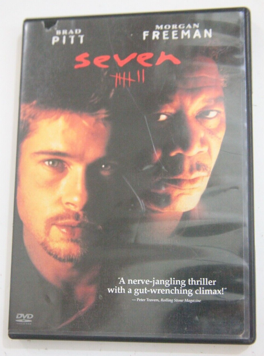 Seven DVD Movie Film 2004 Brad Pitt Morgan Freeman Thriller