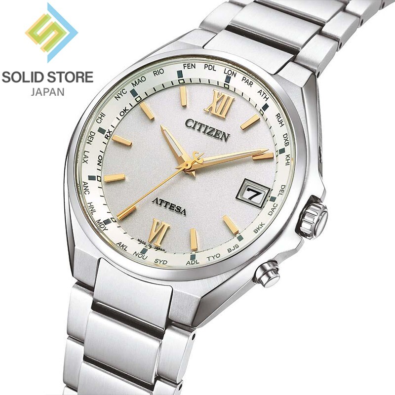 CITIZEN ATTESA CB1120-50C Eco-Drive Titanium Radio Solar Watch