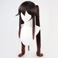 Hu Tao Genshin Impact Cosplay Wig LONG party hair Synthetic Costume Wigs