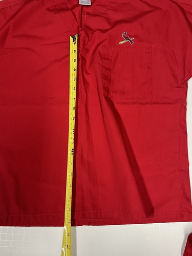 Size XS SET Cherokee Uniforms Scrub Top Bottoms St Louis Cardinals MLB Baseball - Picture 10 of 14