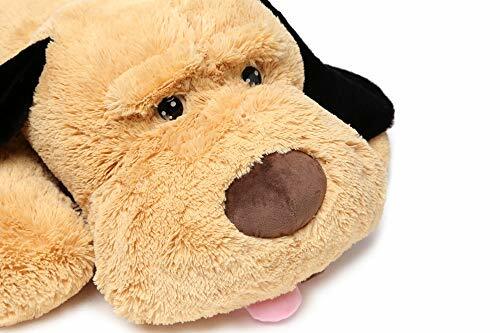 big stuffed dog pillow