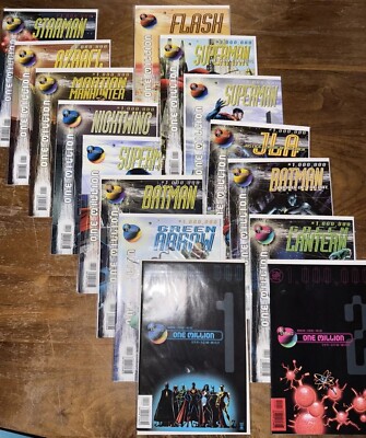 15 Issue Lot DC Comics One Million Superman Flash JLA Batman Green Arrow Lantern
