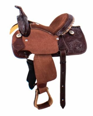 13'' Buffalo Youth Barrel Style Horse Saddle