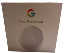 Google Nest Smart Thermostat -Snow/White- (Brand New)