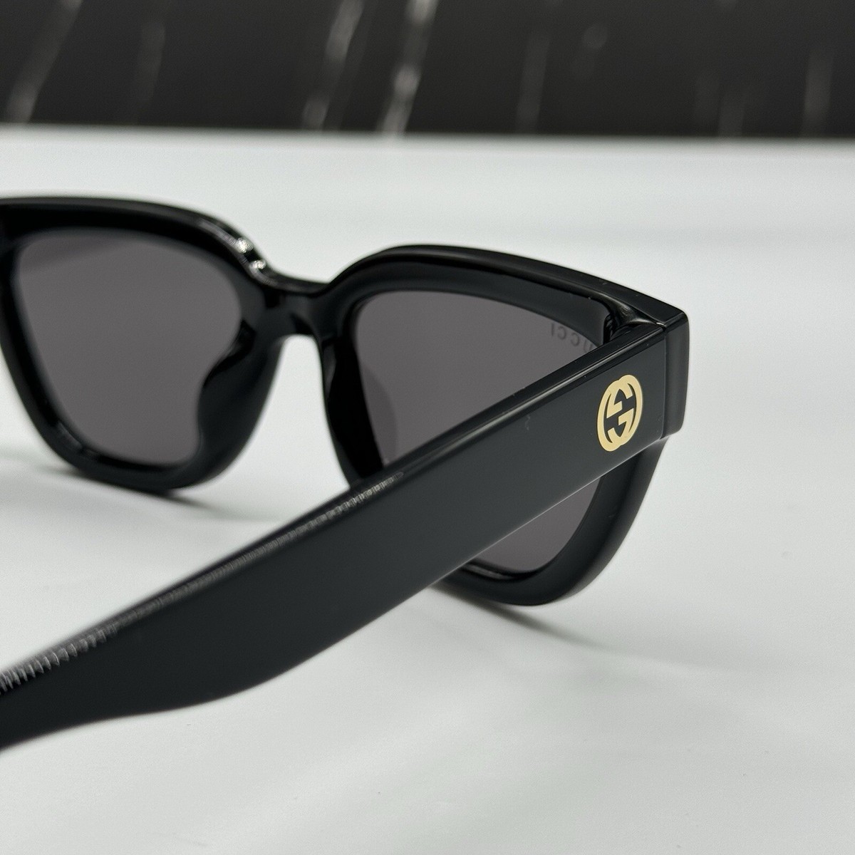 新品未使用✨GUCCI グッチ GG1578S-001 サングラス Black NEW GG1578S 001 GUCCI BLACK GREY CAT EYE WOMEN GUCCI