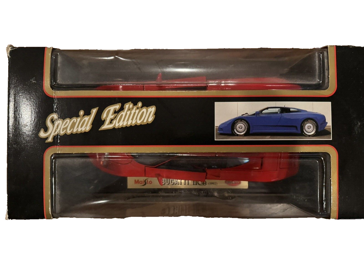 Maisto Bugatti EB110 1992 ミニカー Maisto RED Bugatti EB110 1992 special edition 1:18 Scale | eBay